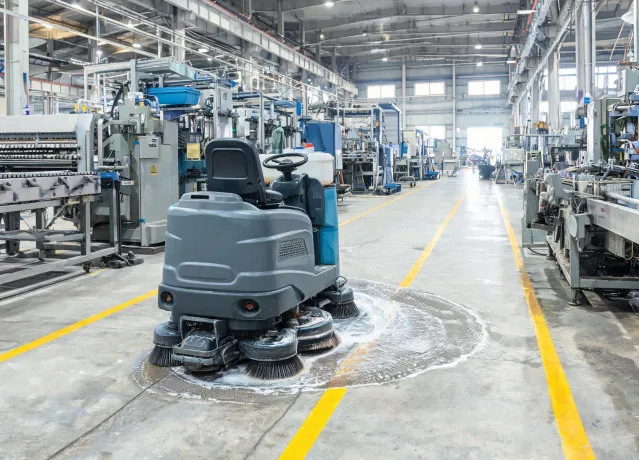 Manufacturing floor cleaning